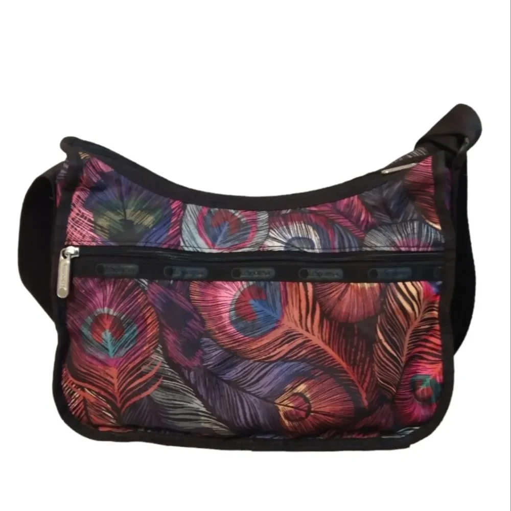 LeSportsac Peacock Feathers Masquerade Crossbody Bag